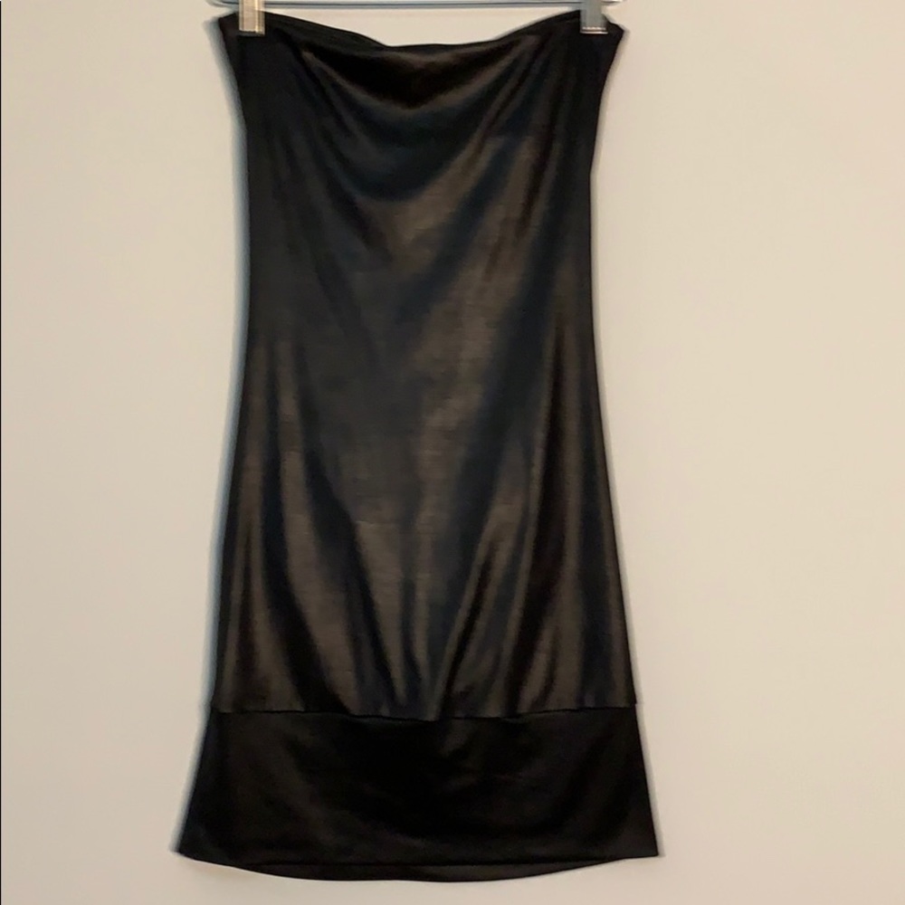 Bebe RHINESTONE BLACK DRESS Size Small - Picture 5 of 8